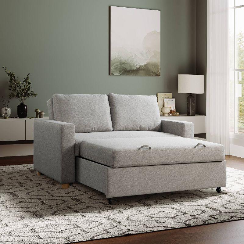 Serta Trinity Full Size Convertible Sleeper Sofa