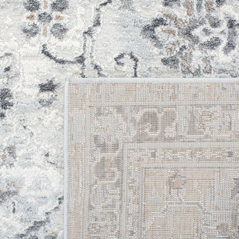 Shivan SHV136 Power Loomed Runner Rug - Ivory/Grey - 2'x7' - Safavieh.