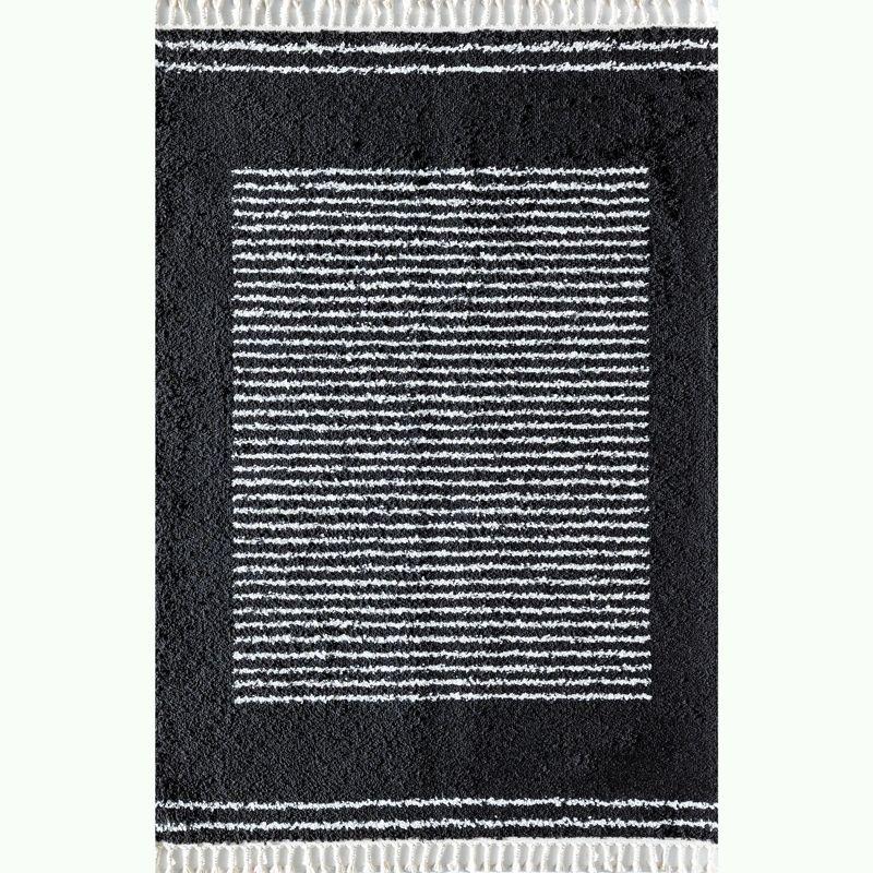 Colletti Bennett Modern Ebony Twilight Area Rug