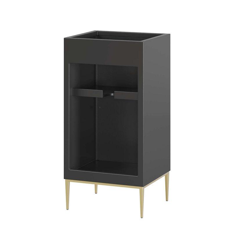 Modway Modway 16.5" Single Bathroom Vanity Base Only in Black