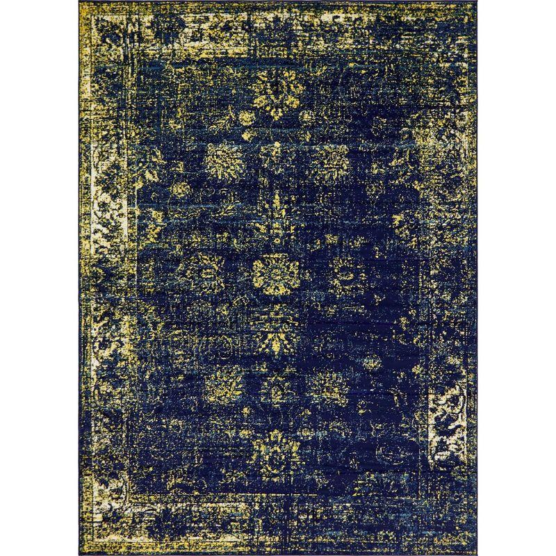 Unique Loom Sofia Casino Floral Indoor Woven Area Rug