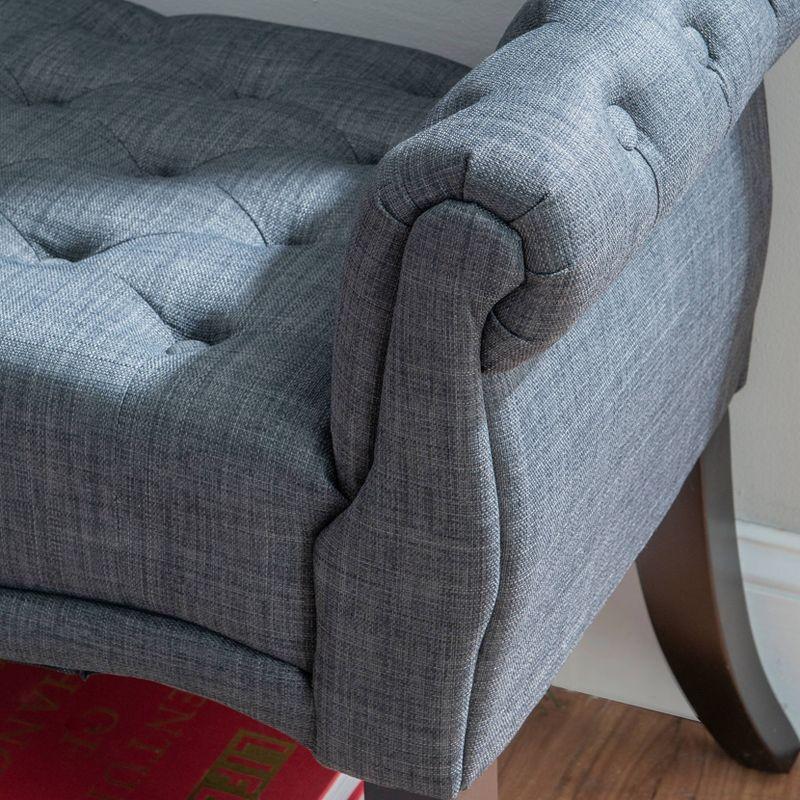 Madison Roll Arm Bench - Linon
