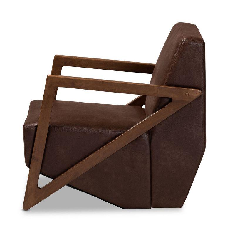 Cadi-Li Faux Leather Armchair