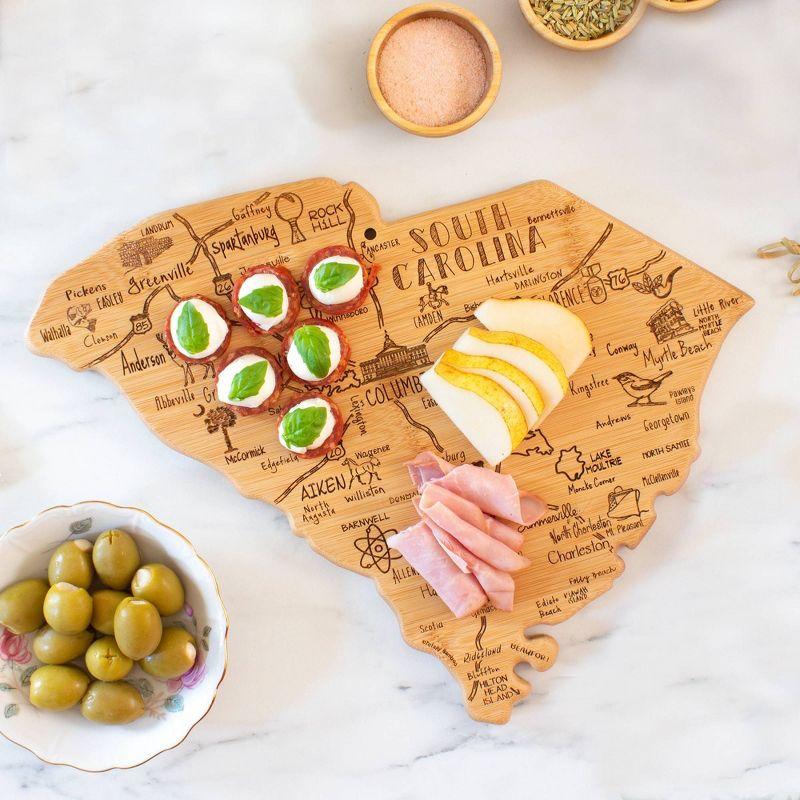 Totally Bamboo Destination South Carolina Serving and Cutting Board