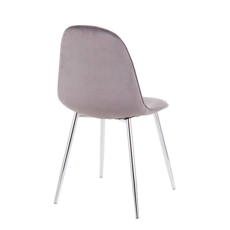 Set of 2 Pebble Contemporary Dining Chairs - LumiSource