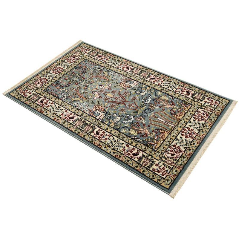 Unique Loom Narenj Collection Area Rug - Bristol (6' 1" x 9' Rectangle Blue/Beige)