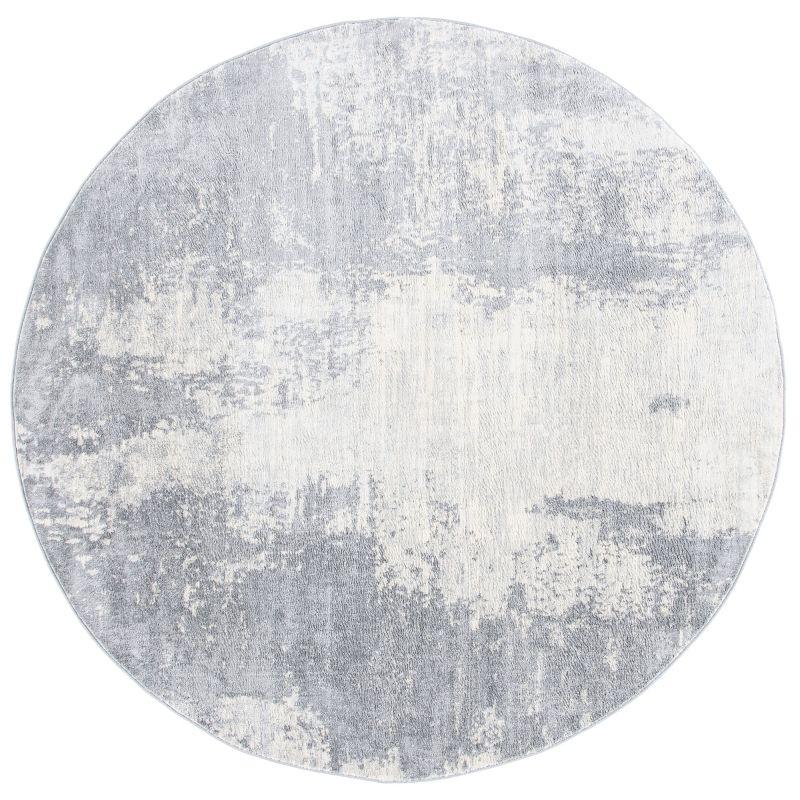 Steelside™ Adilene Abstract Light Gray/Ivory Area Rug