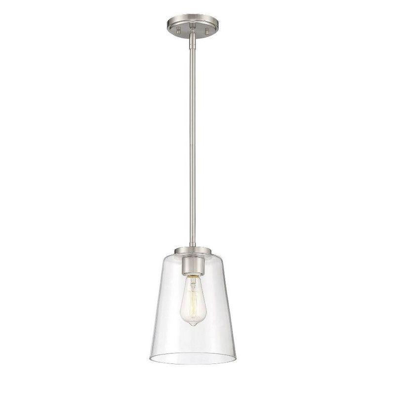 Savoy House Calhoun 1 - Light Pendant in  Satin Nickel