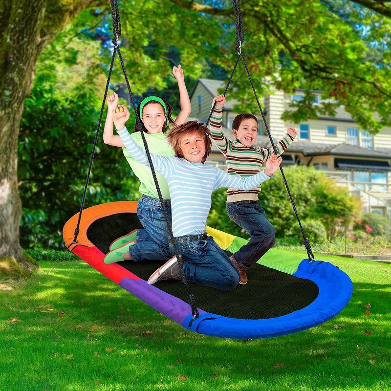 Sorbus Saucer Tree Swing Sorbus Saucer Surf Swing Portable Holds 330lbs