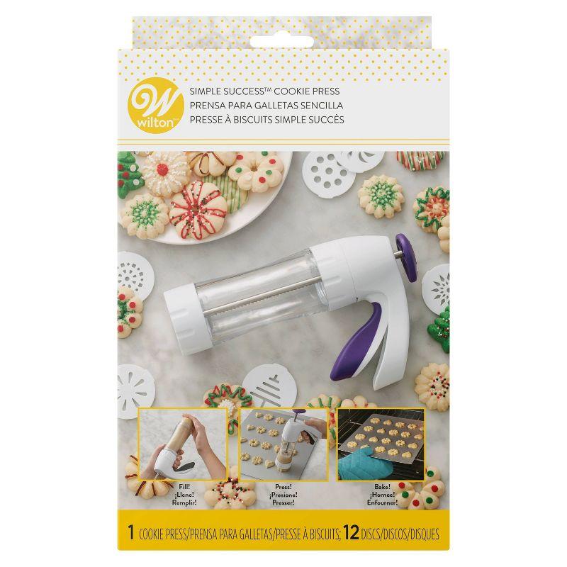 Wilton 13pc Simple Success Cookie Press Set