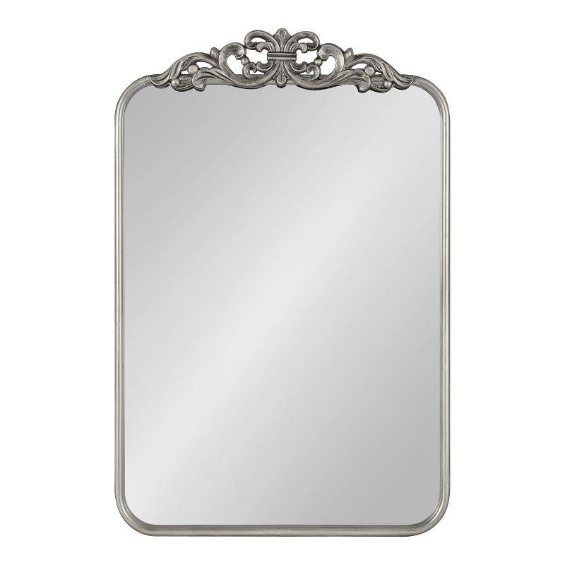 Kate and Laurel Laubry Ornate Framed Wall Mirror, 20x30, Silver