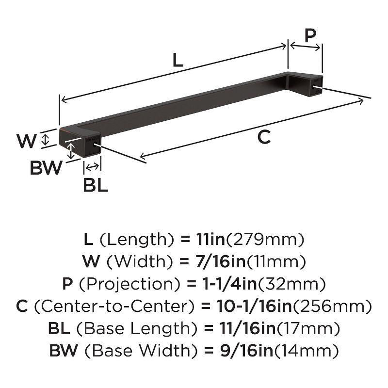 Blackrock 10-1/16 in (256 mm) Center-to-Center Cabinet Pull