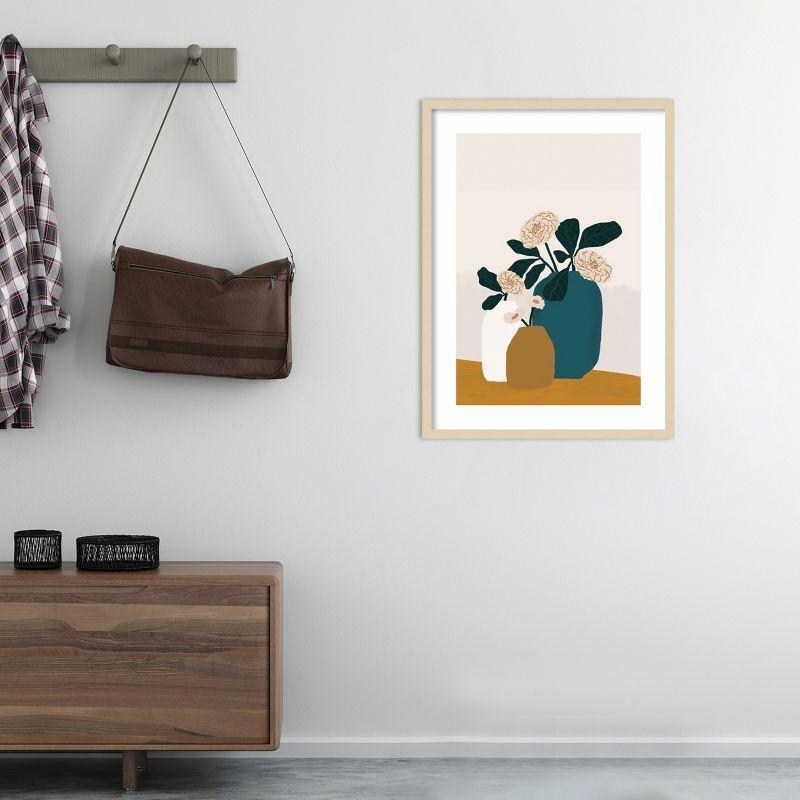 Amanti Art Stillness by Oris Eddu Wood Framed Wall Art Print 25 in. x 33 in.