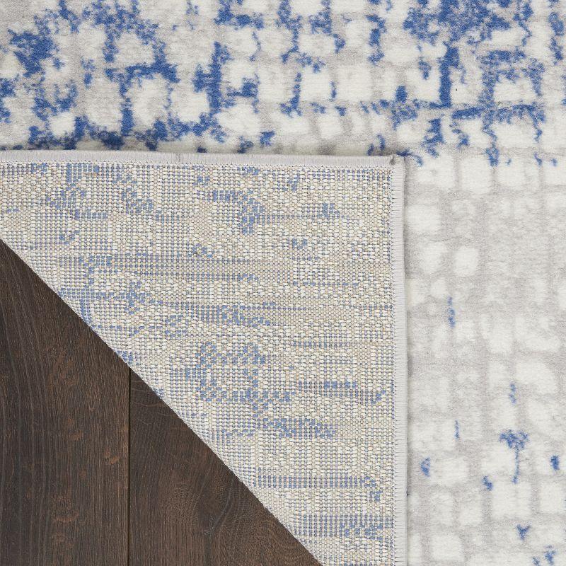 Nourison Whimsicle WHS07 Indoor only Area Rug - Grey Blue 4' x 6'