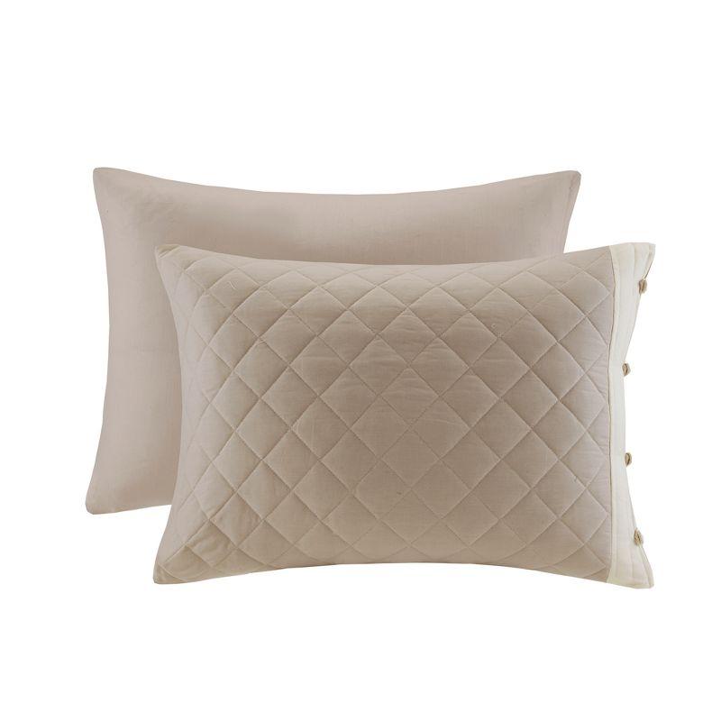 Breanna Cotton Modern & Contemporary 4 Piece Quilt Set