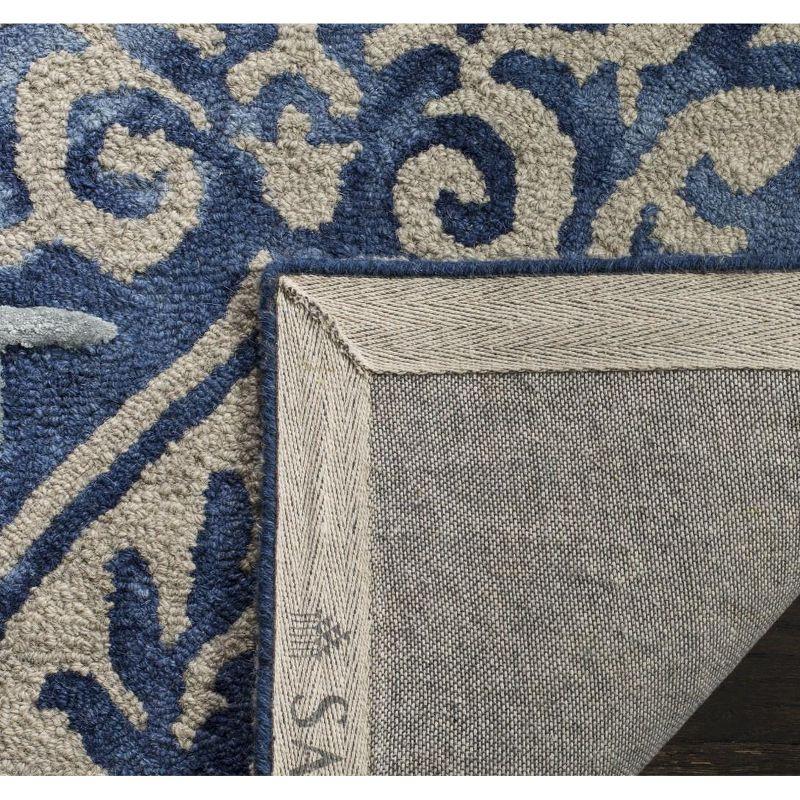 Dip Dye DDY511 Hand Tufted Area Rug - Royal Blue/Beige - 8'x10' - Safavieh.