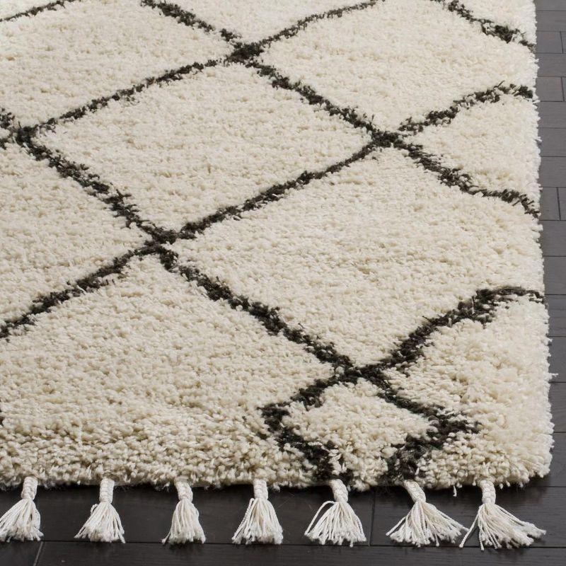 Moroccan Fringe Shag MFG241 Power Loomed Area Rug  - Safavieh