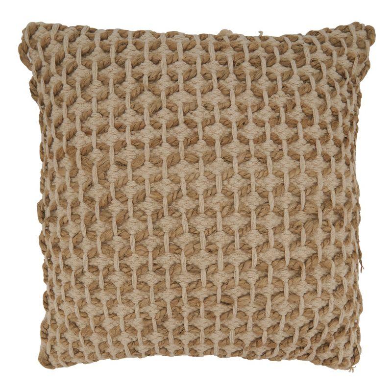 Saro Islander Collection Cotton Throw Pillow