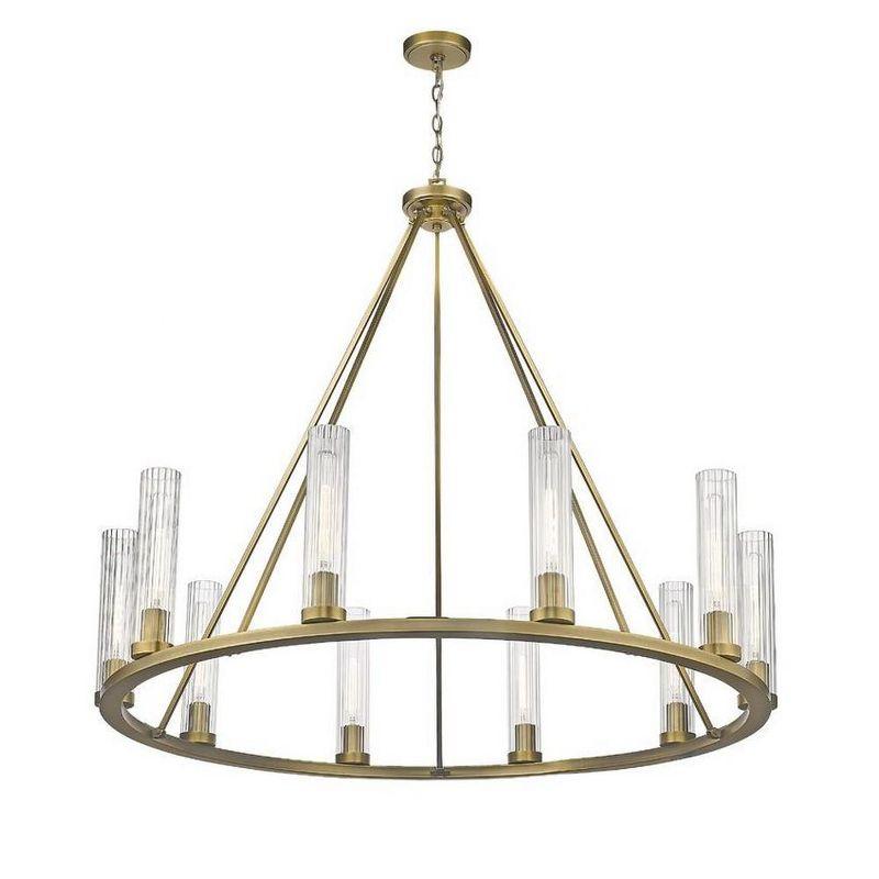 Z-Lite Beau 10 - Light Chandelier in  Rubbed Brass