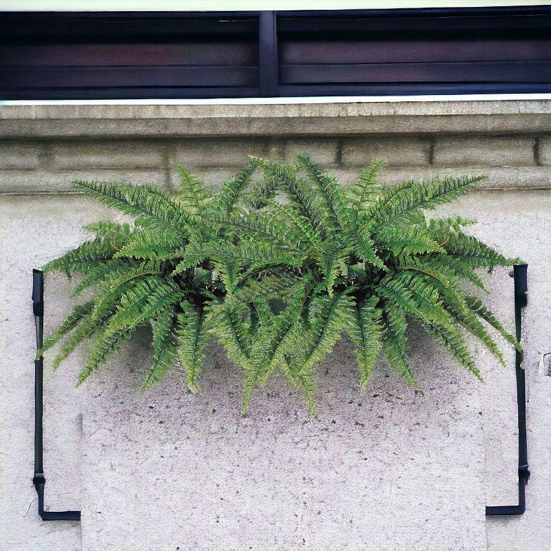 Floral Home 34" Wide Boston Fern with 42 Lifelike Fronds - 6-Piece