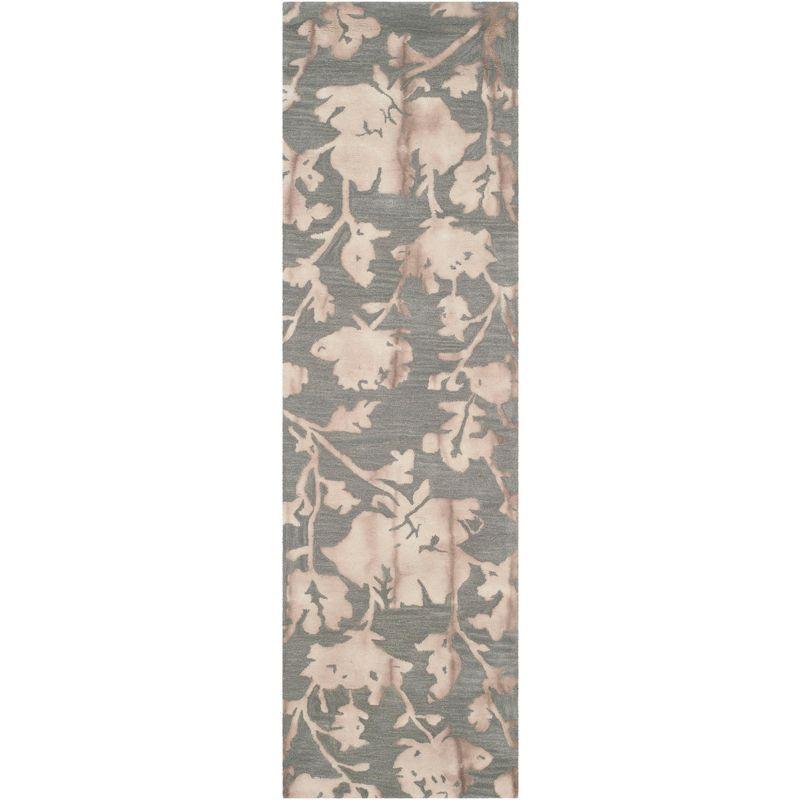 Dip Dye DDY716 Hand Tufted Runner Rug - Grey/Beige - 2'3"x10' - Safavieh.