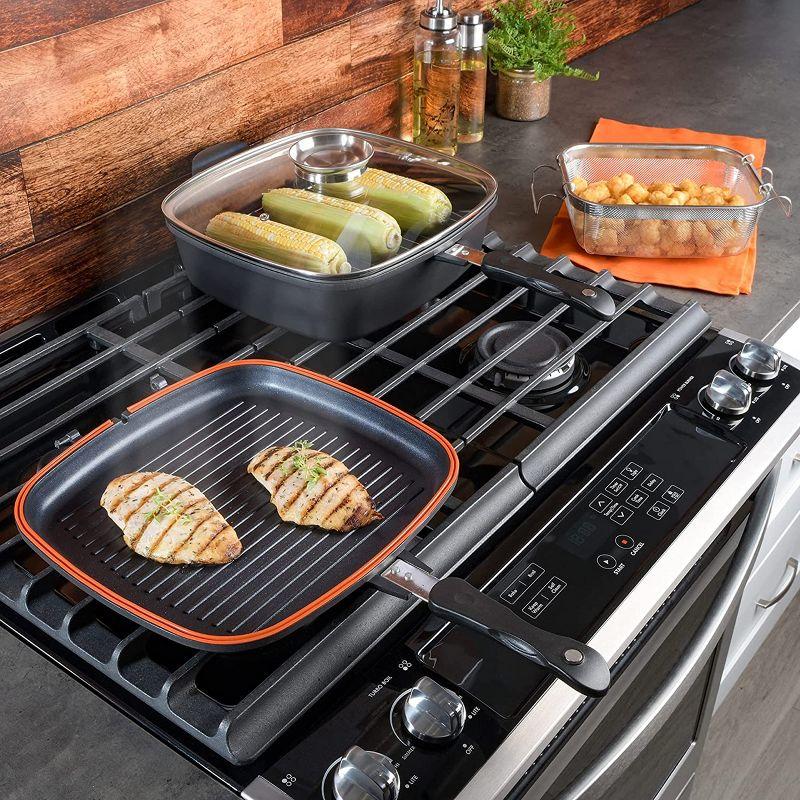 Kenmore 5 Piece Nonstick Multi Function Cookware Set In Black | Wayfair