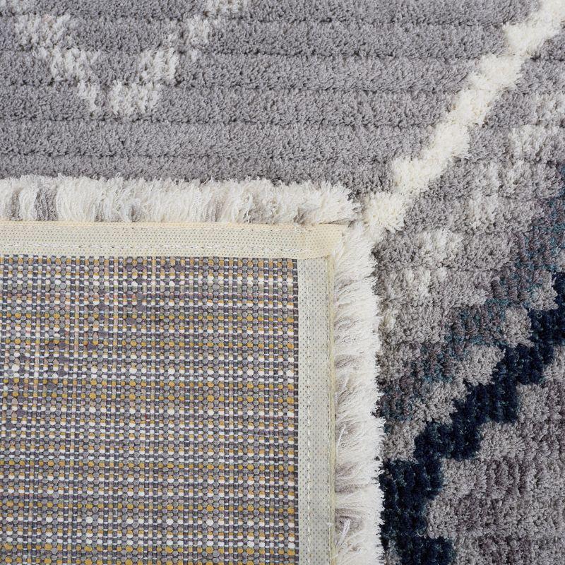 Marrakesh MRK608 Power Loomed Area Rug - Gray/Light Gray - 5'3"x7'6" - Safavieh.