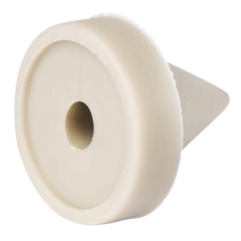 Brinks Plastic Off White Door Bumper Mounts to base trim