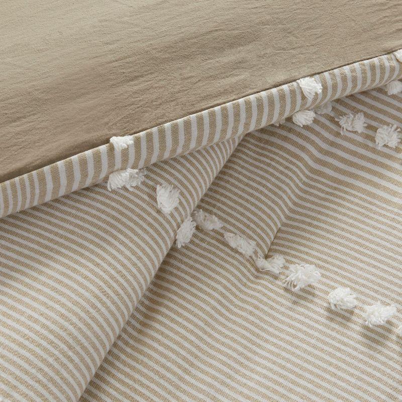 Anslee 100% Cotton Yarn Duvet Cover Set