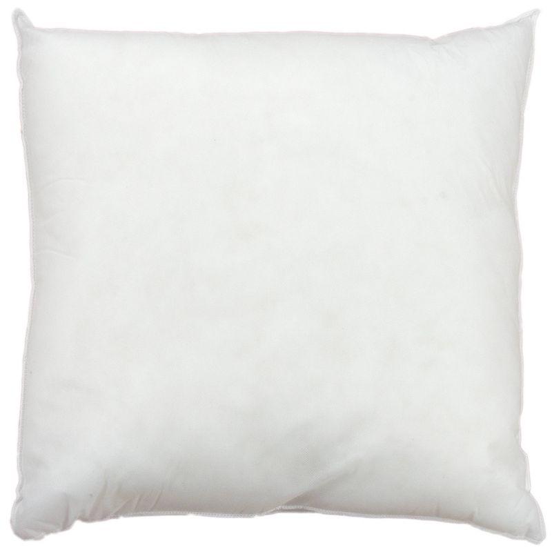 White Polypropylene Square Pillow Insert 21" x 21"