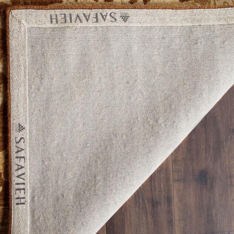 Antiquity AT840 Hand Tufted Indoor Area Rug - Brown/Beige - 7'6"x9'6" - Safavieh