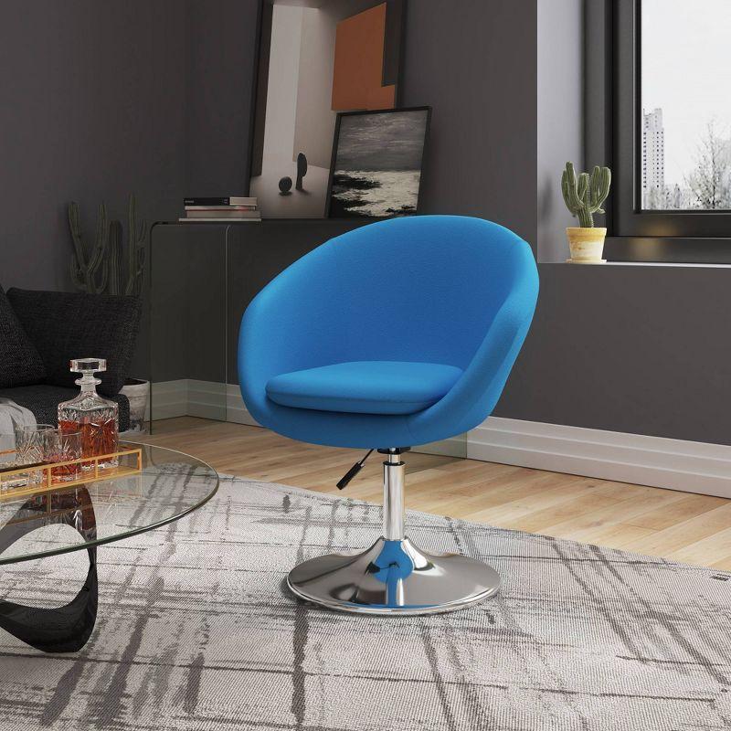 Sior Upholstered Swivel Barrel Chair