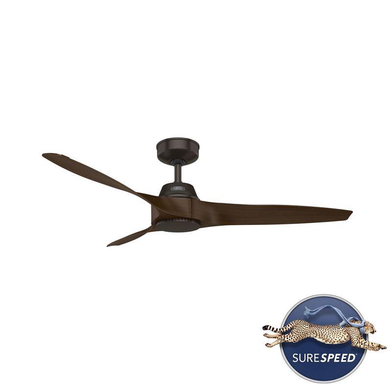 52" Mosley 3 - Blade Indoor / Outdoor Modern Ceiling Fan with Wall Control