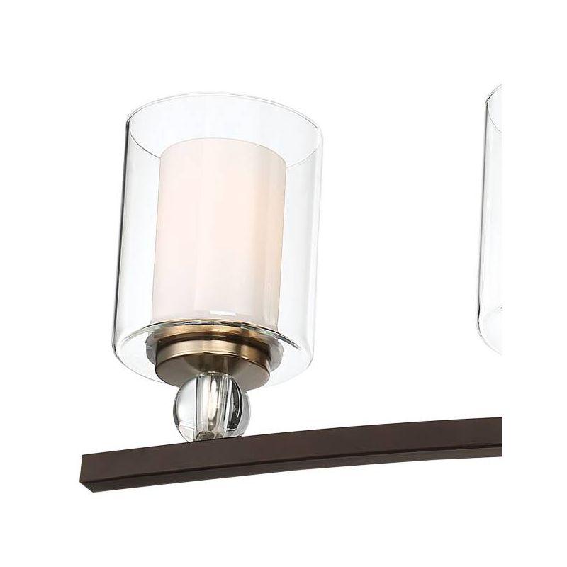 Minka Lavery Minka-Lavery Studio 5 33" Wide 4-Light Painted Bronze Bath Light Bar