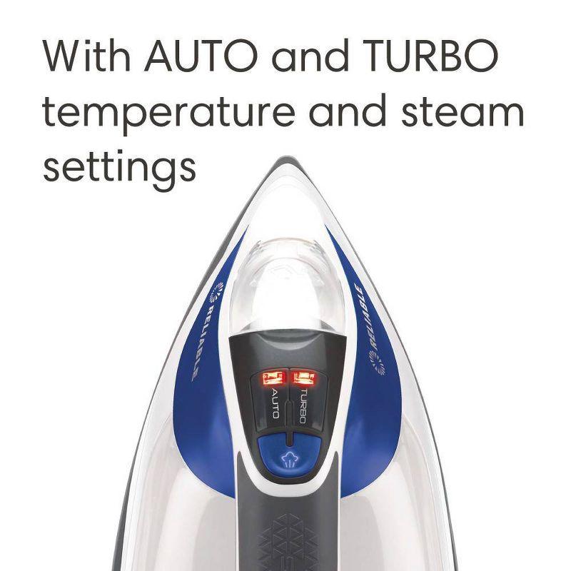 Reliable Corporation Reliable Velocity 1800W Home Steam Iron - Compact Vapor Generator Iron with Anodized Aluminum