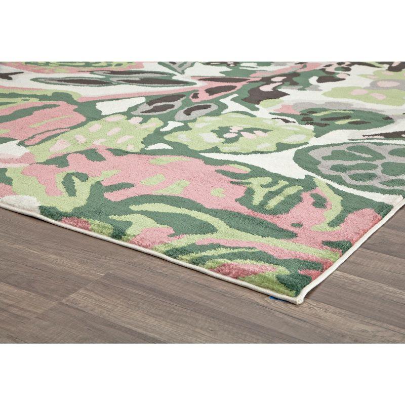 Rugs America Hanna Floral Transitional Area Rug