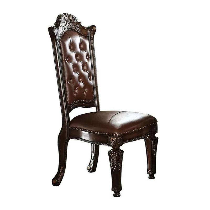 Vendome Faux Leather Upholstered Side Chair