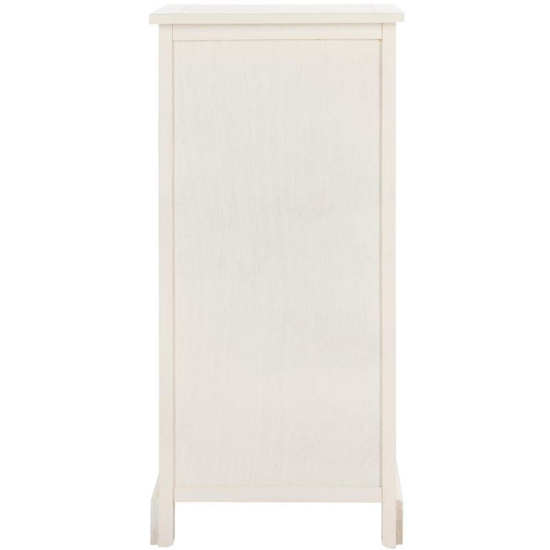 Raven Storage Unit - AMH5703 - Distressed Cream - Safavieh Couture