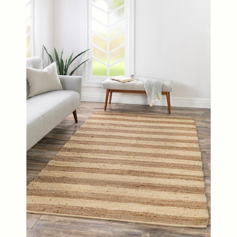 Unique Loom 2' 2 x 3' 1 Braided Jute Rectangle Area Rug