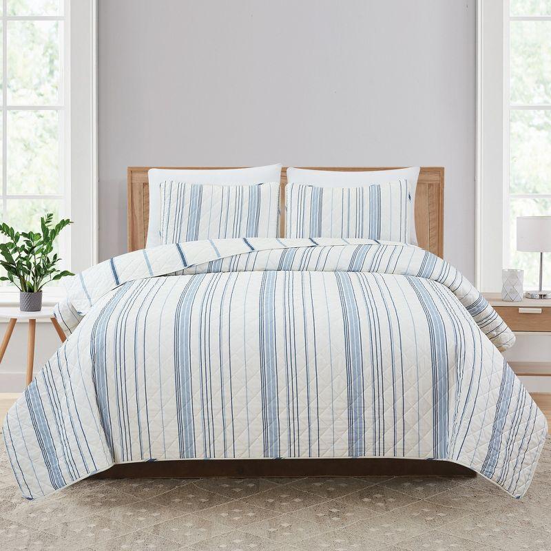 Market & Place Sofia No Striped Quilt Set