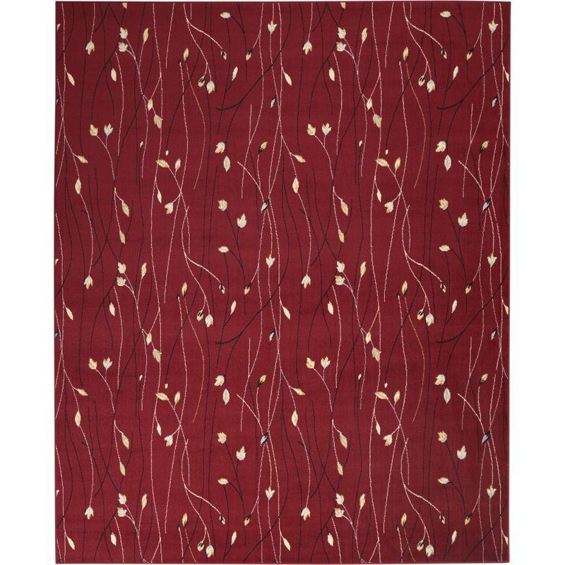 Nourison Grafix Red Area Rug GRF15 7'10"X9'10"