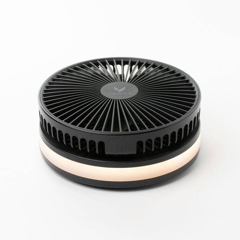 VENTY Portable Oscillating Fan: Rechargeable USB & Battery Powered, Adjustable Height & Tilt, Indoor/Outdoor Use, Remote Control