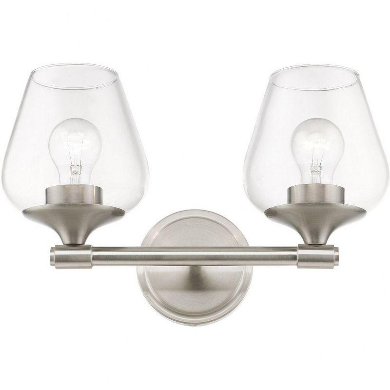 Livex Lighting Willow 2 - Light Vanity in  Brushed Nickel