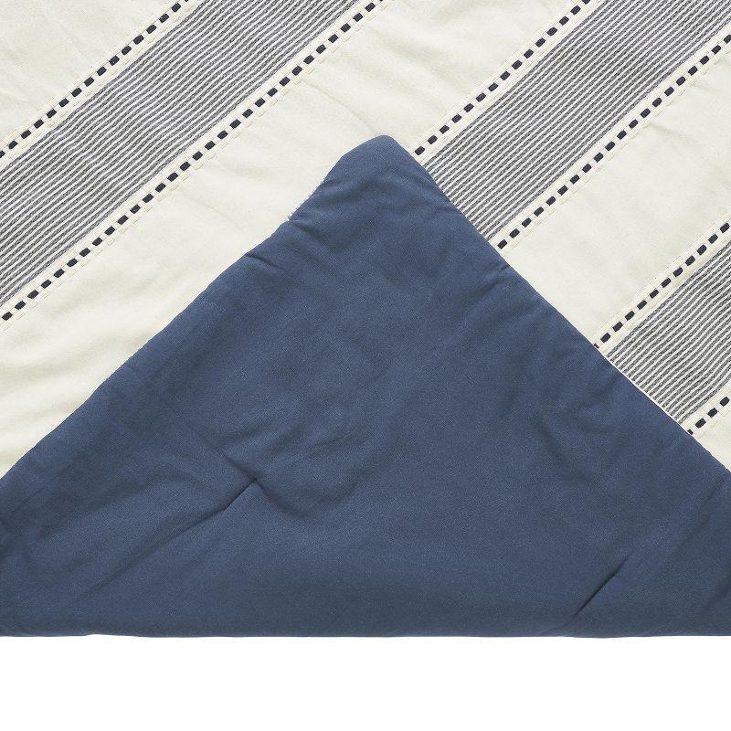 Janson Microfiber / Polyester Jacquard Striped Comforter Set