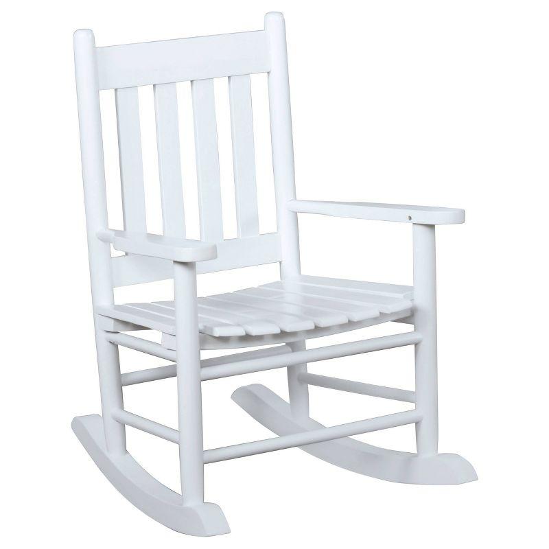 Annie Solid Wood Slat Back Youth Rocking Accent Chair - Coaster