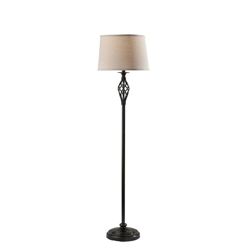 Raymond Floor Lamp Black - Adesso