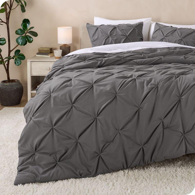 Bare Home Down Alternative Pintuck Comforter Set