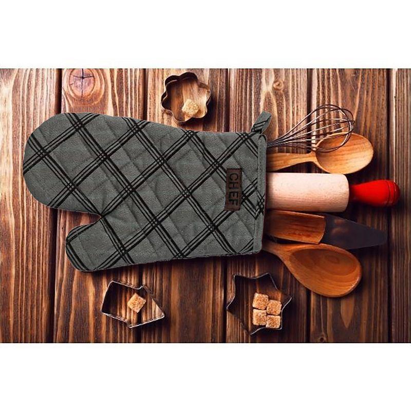 Evideco Evideco London Geometric Cotton Oven Mitt