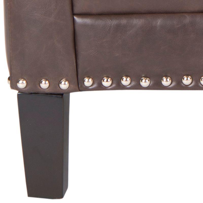 Buckler Arm Chair - MCR4613 - Brown - Safavieh