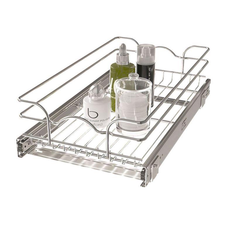 Rev-A-Shelf Silver Wire Pull Out Kitchen Cabinet Organizer